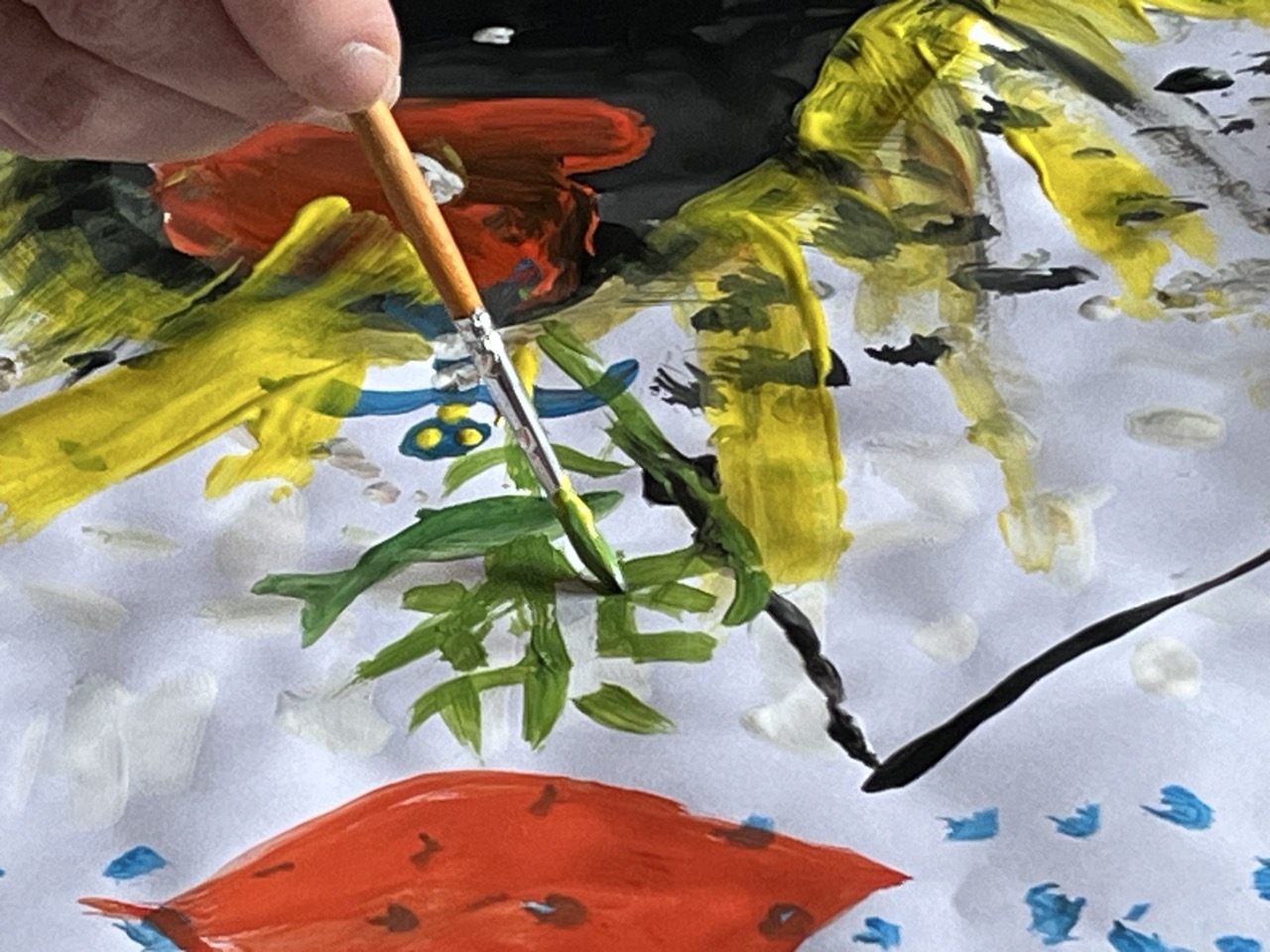 Atelier peinture — pratiques créatives